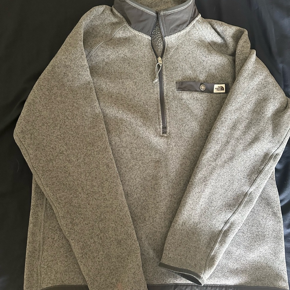 North face 3/4 zipper